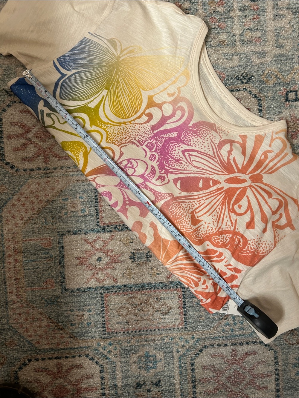 NWT Pilcro Anthropologie Graphic Tee Size S - Picture 5 of 10